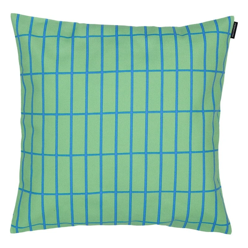 Marimekko Pieni Tiiliskivi Cushion Cover, 40 X 40 Cm, L. Green - L. Blue 3 Marimekko Pieni Tiiliskivi Cushion Cover, 40 X 40 Cm, L. Green - L. Blue