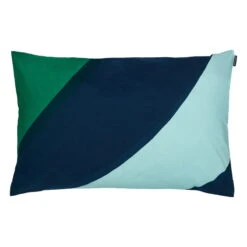 Marimekko Savanni Cushion Cover, 40 X 60 Cm, Green - Dark Blue - Mint