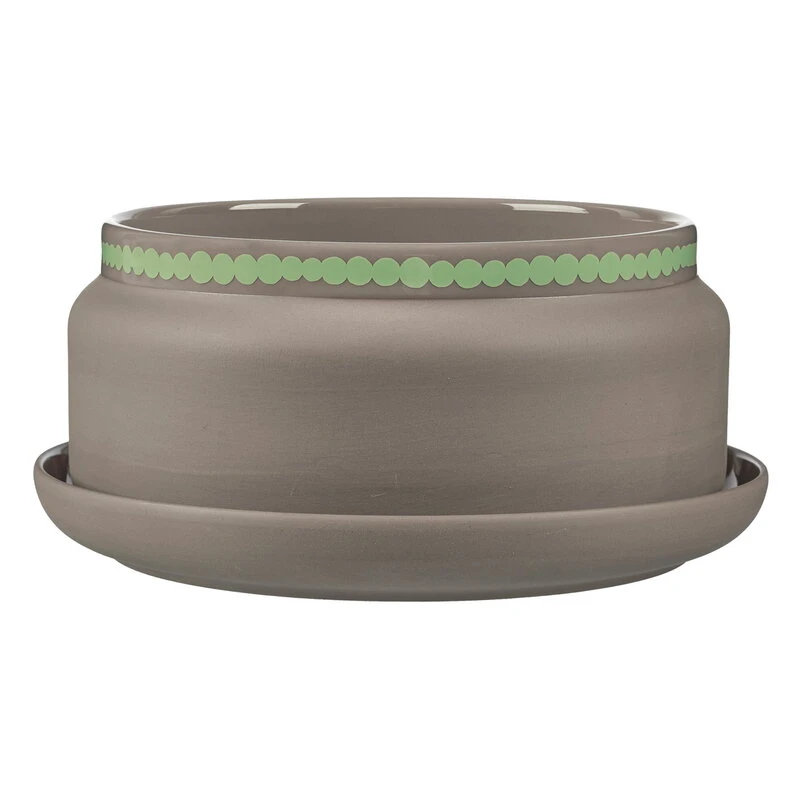 Marimekko Oiva - Siirtolapuutarha Flower Pot, 17,5 Cm, Terra - Mint 3 Marimekko Oiva - Siirtolapuutarha Flower Pot, 17,5 Cm, Terra - Mint