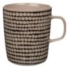 Marimekko Oiva - Siirtolapuutarha Mug, 2,5 Dl, Terra - Black -Marimekko MM 231 siirtolapuutarha mug 25dl FR1