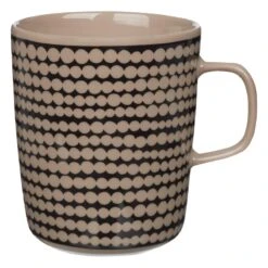 Marimekko 48 Marimekko Oiva - Siirtolapuutarha Mug, 2,5 Dl, Terra - Black