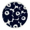 Marimekko Oiva - Unikko Plate, 25 Cm, White - Dark Blue 2 Marimekko Oiva - Unikko Plate, 25 Cm, White - Dark Blue -Marimekko MM 231 unikko plate 25 cm FR1