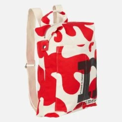 Marimekko Mono Backpack Pulloposti, Cotton - Red 10 Marimekko Mono Backpack Pulloposti, Cotton - Red -Marimekko MM 232 backpack pulloposti 091973 830 SI1role