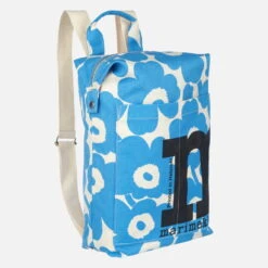 Marimekko Mono Backpack Unikko, Cotton - Light Blue 11 Marimekko Mono Backpack Unikko, Cotton - Light Blue -Marimekko MM 232 backpack unikko 091972 845 SI1role