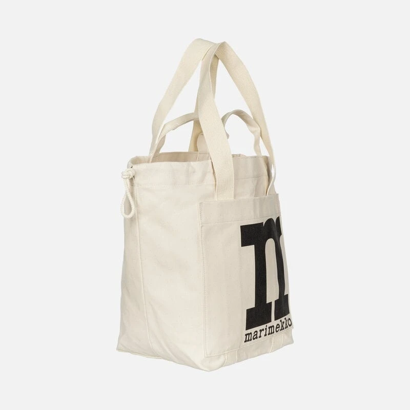 Marimekko Mono City Tote Solid Shoulder Bag, Cotton 5 Marimekko Mono City Tote Solid Shoulder Bag, Cotton - Image 3