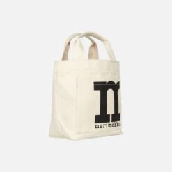 Marimekko Mono Mini Tote Solid Bag, Cotton 10 Marimekko Mono Mini Tote Solid Bag, Cotton -Marimekko MM 232 lunch tote solid 091979 100 SI1rolerole
