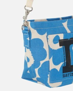 Marimekko Mono Mini Crossbody Unikko Shoulder Bag, Cotton - Light Blue 13 Marimekko Mono Mini Crossbody Unikko Shoulder Bag, Cotton - Light Blue -Marimekko MM 232 mini crossbody unikko 091969 845 DE1role