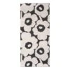 Marimekko Unikko Bath Towel, Grey - Off-white 2 Marimekko Unikko Bath Towel, Grey - Off-white -Marimekko MM 233 unikko kylpypyyhe 70x150cm FR1
