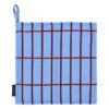 Marimekko Pieni Tiiliskivi Pot Holder, Light Blue - Reddish Brown