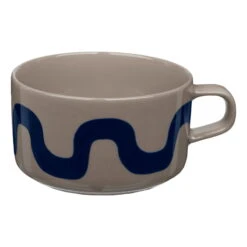 Marimekko Oiva - Seireeni Teacup, 2,5 Dl, Terra - Dark Blue
