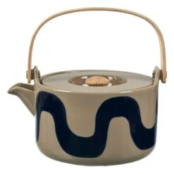 Marimekko Oiva - Seireeni Teapot, 0,7 L, Terra - Dark Blue