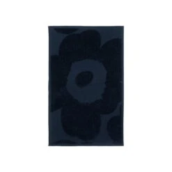 Marimekko Unikko Guest Towel, Dark Blue