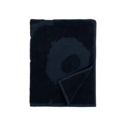 Marimekko Unikko Hand Towel, Dark Blue 6 Marimekko Unikko Hand Towel, Dark Blue -Marimekko MM 23ss unikko hand towel 50x70cm FR1