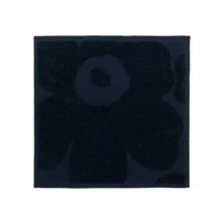 Marimekko Unikko Mini Towel, Dark Blue