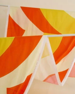 Marimekko Savanni Fabric, Yellow - Red - Light Yellow 5 Marimekko Savanni Fabric, Yellow - Red - Light Yellow -Marimekko MM Savanni