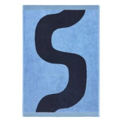 Marimekko Seireeni Hand Towel, Light Blue - Dark Blue