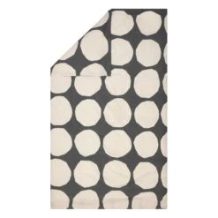 Marimekko Kivet Duvet Cover, 240 X 220 Cm, Charcoal - Off-white