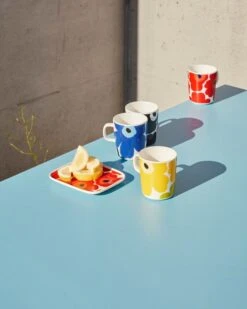 Marimekko Oiva - Unikko Mug 2,5 Dl, White - Red - Blue -Marimekko Marimekko Cont Collection56934 final hires 1