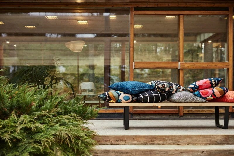 Marimekko Tiiliskivi Cushion Cover, 50 X 50 Cm, Black-white 5 Marimekko Tiiliskivi Cushion Cover, 50 X 50 Cm, Black-white - Image 3