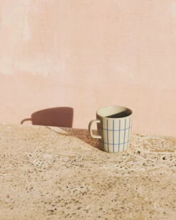 Marimekko Oiva - Tiiliskivi Mug, 4 Dl, Terra - Blue 7 Marimekko Oiva - Tiiliskivi Mug, 4 Dl, Terra - Blue -Marimekko Marimekko 223 224 07 0002