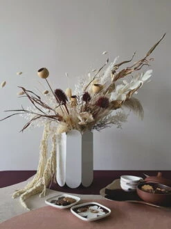 Marimekko Oiva - Unikko Plate, 10 X 10 Cm, 2 Pcs, White - Burgundy - Clay 8 Marimekko Oiva - Unikko Plate, 10 X 10 Cm, 2 Pcs, White - Burgundy - Clay -Marimekko design stories blomma creatives 1 ma