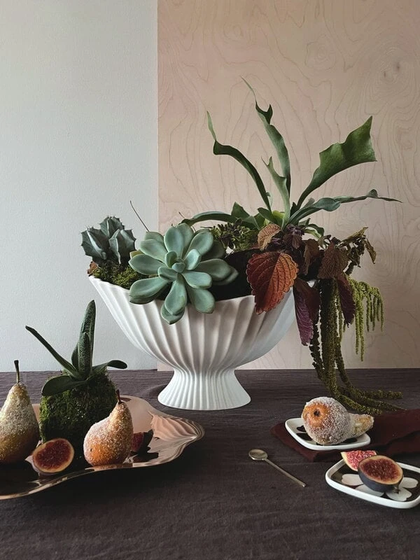 Marimekko Oiva - Unikko Plate, 10 X 10 Cm, 2 Pcs, White - Burgundy - Clay 4 Marimekko Oiva - Unikko Plate, 10 X 10 Cm, 2 Pcs, White - Burgundy - Clay - Image 2