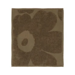Marimekko Unikko Mini Towel, Dark Sand