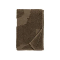 Marimekko Unikko Guest Towel, Dark Sand