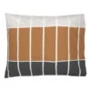 Marimekko Tiiliskivi Pillowcase, 50 X 60 Cm, Dark Brown - Beige - Charcoal -Marimekko marimekko MA071806 889 mm 223 tiiliskivi tl 50x60 cm 071806 889 FR1 kb