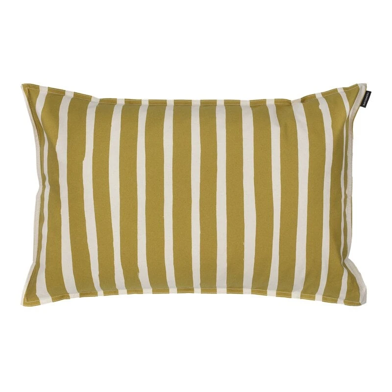 Marimekko Kalasääski Cushion Cover, 40 X 60 Cm, Cotton - Olive 3 Marimekko Kalasääski Cushion Cover, 40 X 60 Cm, Cotton - Olive