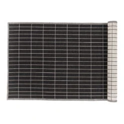 Marimekko Pieni Tiiliskivi Table Runner, 47 X 150 Cm, Charcoal - Beige