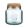 Marimekko Oiva - Unikko Jar, Small, Recycled Glass - Cork -Marimekko marimekko MA071827 680 MM 223 unikko purkki 04 l 071827 680 KB