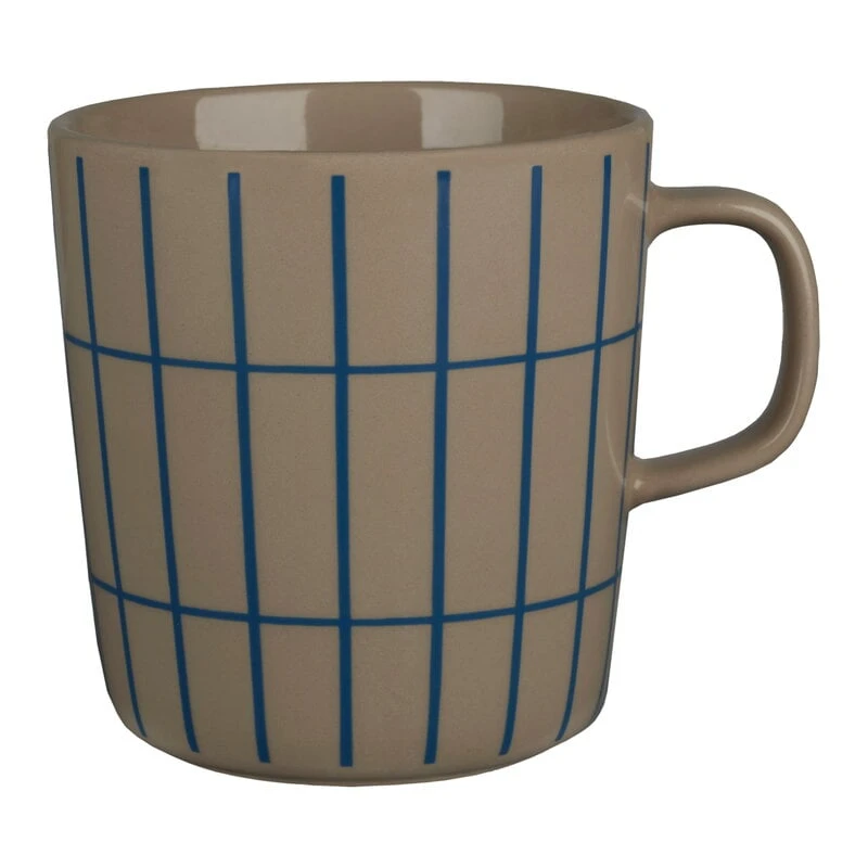 Marimekko Oiva - Tiiliskivi Mug, 4 Dl, Terra - Blue 3 Marimekko Oiva - Tiiliskivi Mug, 4 Dl, Terra - Blue