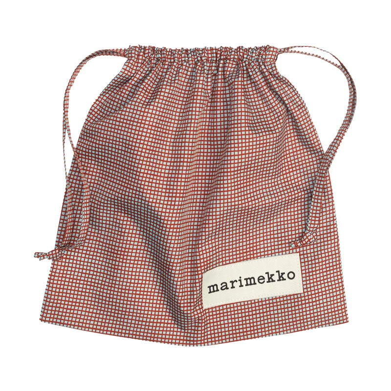 Marimekko Verkko Bag, Light Blue - Chestnut 2 Marimekko Verkko Bag, Light Blue - Chestnut