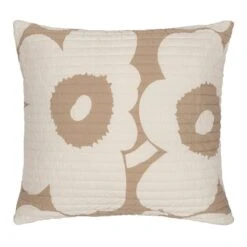 Marimekko Unikko Cushion, 60 X 60 Cm, Beige - Natural White