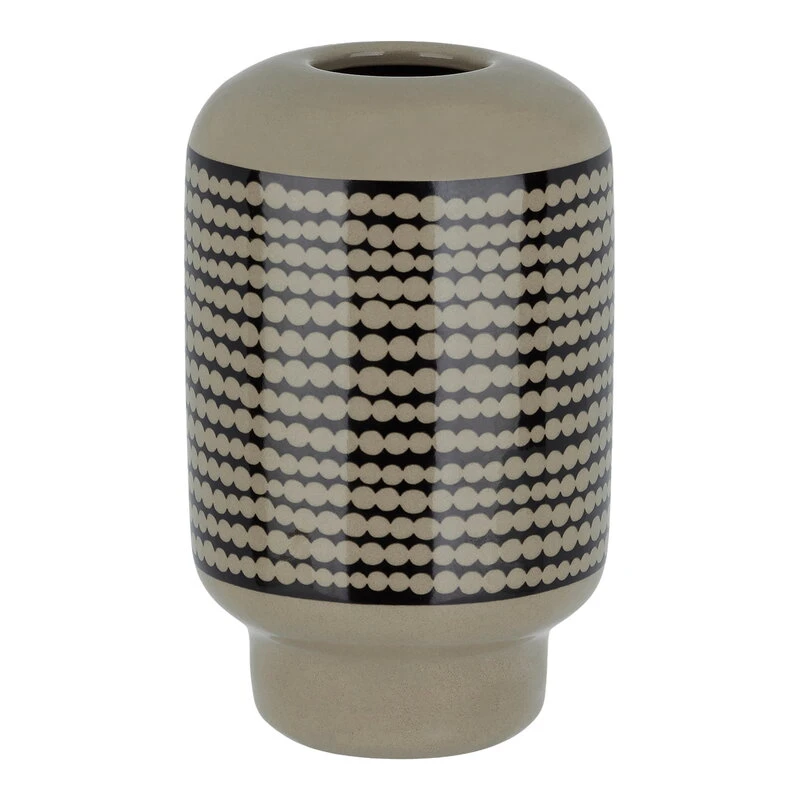 Marimekko Oiva - Siirtolapuutarha Vase, 14 Cm, Terra - Black 3 Marimekko Oiva - Siirtolapuutarha Vase, 14 Cm, Terra - Black