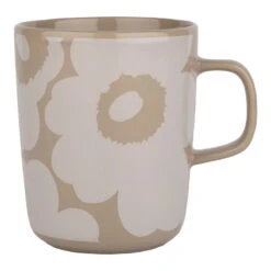 Marimekko Oiva - Unikko Mug, 2,5 Dl, Terra - White
