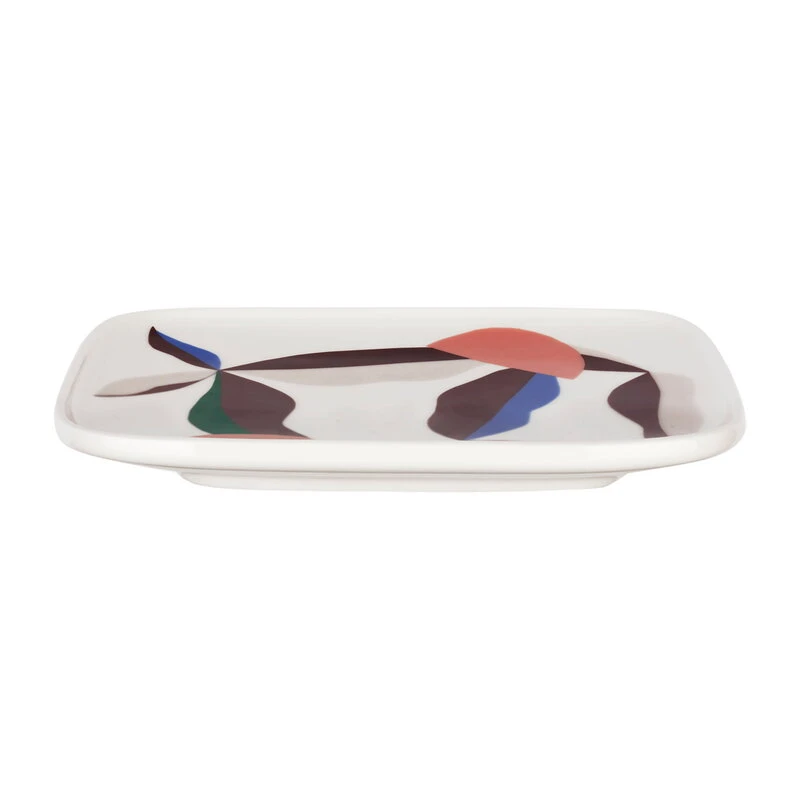 Marimekko Oiva - Berry Plate, 15 X 12 Cm, White - Blue - Powder - Red 4 Marimekko Oiva - Berry Plate, 15 X 12 Cm, White - Blue - Powder - Red - Image 2