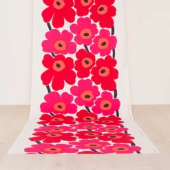 Marimekko Unikko Fabric, Red 11 Marimekko Unikko Fabric, Red -Marimekko marimekko unikko kangas punainen3 mv