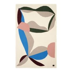 Marimekko Berry Throw, Cotton - Red - Electric Blue